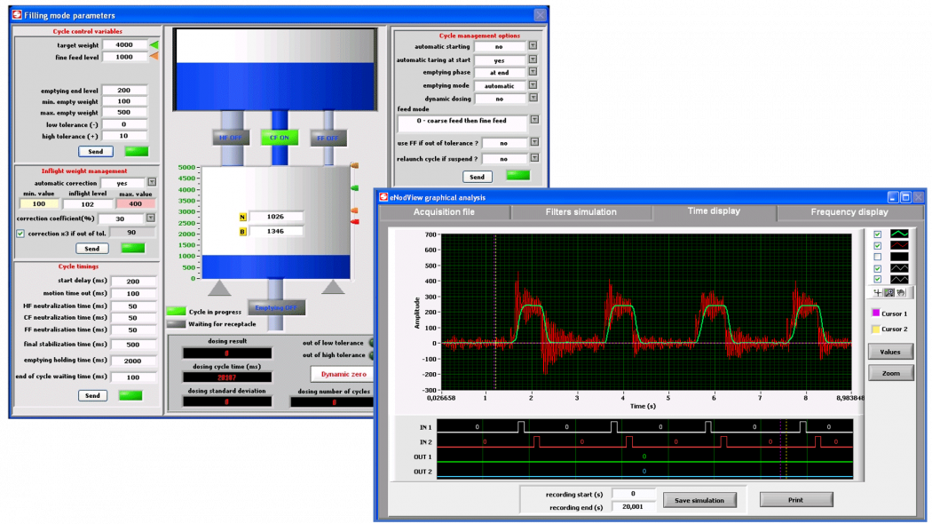 eNodView scaime software